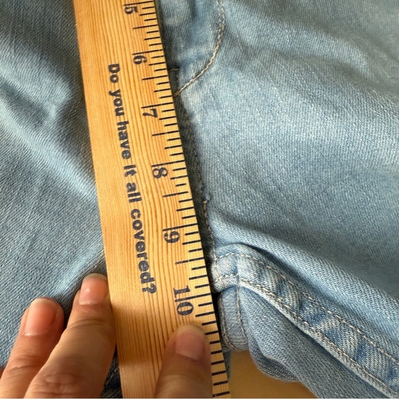 Anthropologie Pilcro Soft High Waist Light Wash BootCut Jeans - {28} - Picture 5 of 9